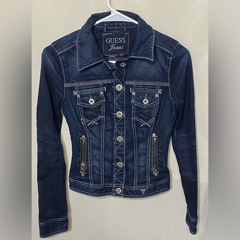 Awesome Vintage / Y2K Guess Denim Jacket